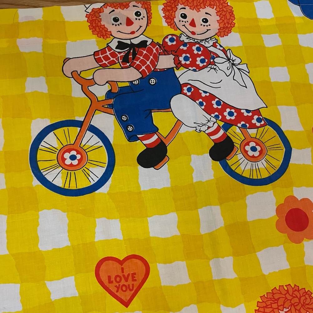Vintage Bobbs Merrill Raggedy Ann & Andy curtains - Picture 14 of 16